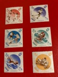 LIBAN, SPORT ROMA - SERIE COMPLETĂ MNH (DOUĂ TIMBRE PIGMENTATE PE SPATE)
