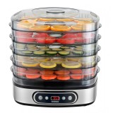 Cumpara ieftin Deshidrator de alimente Heinner FreshDehydrate, 320-380 W, 5 tavi inox, control electronic, display LED