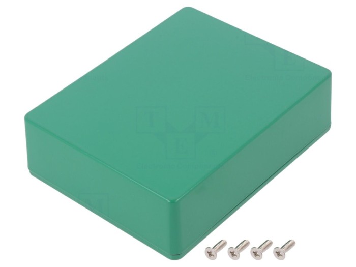 Carcasă universală aluminiu verde