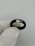 INEL PLATINA 950 + Silicon + 1 Diamant = 0.03CT - Mar. 56 - Deosebit !, 46 - 56, 18k, Alb