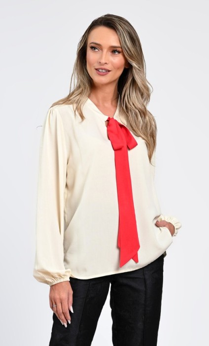 Bluza Dama Eleganta, Eranthe, Noblesse, cu Funda ampla V352 - L