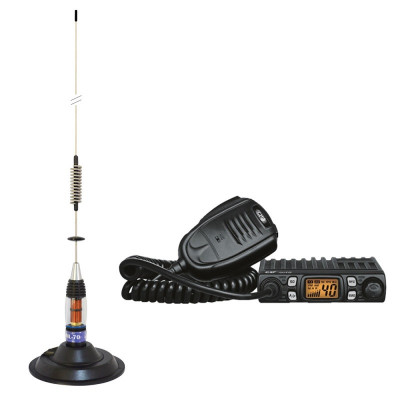 Kit Statie radio CB CRT ONE + Antena CB PNI ML70 cu magnet PNI-PACK32 foto