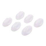 Set 6 suporti pentru prosop ,culoare alb