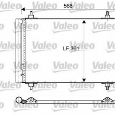 Condensator / Radiator aer conditionat CITROEN C4 Picasso I (UD) (2007 - 2013) VALEO 818171