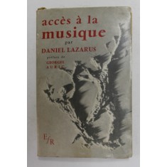 ACCES A LA MUSIQUE par DANIEL LAZARUS , 1960