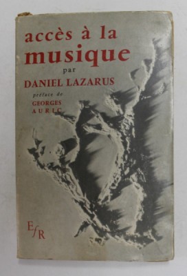 ACCES A LA MUSIQUE par DANIEL LAZARUS , 1960 foto