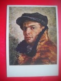 HOPCT 23357 AUTOPORTRET -G G RYAZSKY 1805-1952 --MUZEE RUSIA - CP PICTURA --NECIRCULATA