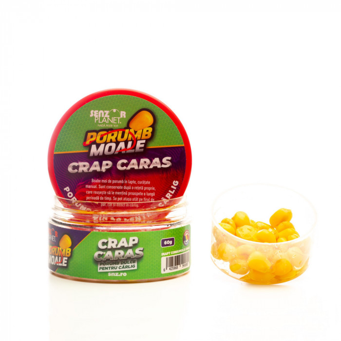 Porumb moale pentru carlig crap caras 60g