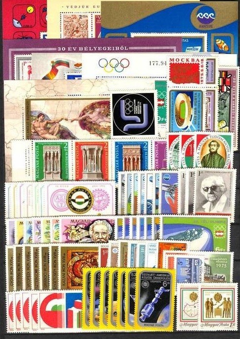 C5824 - Ungaria 1976 - anul complet cu colite,nestampilat MNH