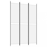 Cumpara ieftin Paravan de camera cu 3 panouri, alb, 150x220 cm, textil