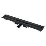 Cumpara ieftin Rigolă de duș, Alcadrain, Low, fără grătar, 75 cm, negru mat