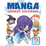Manga sz&iacute;nező kicsiknek