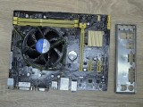 Kit Placa de baza Asus H81M-K, LGA1150 + Procesor Intel i3-4130 3.40GHz + Cooler Intel