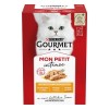 Set 6 buc x 50 gr Hrana umeda pentru pisici Gourmet Mon Petit cu pui , rata curcan