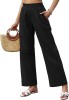 Pantaloni lungi dama Famulily, de vara, cu buzunare, din bumbac, M - OUTLET