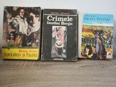 3 carti Zevaco - Pardaillan si Fausta, Fausta invinsa, Crimele familiei Borgia foto