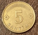 C50 - Moneda foarte veche - Letonia - 5 santimI - 1992, Europa