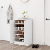vidaXL Pantofar, alb, 60x35x92 cm, PAL