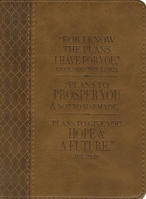 For Know the Plans I Have for You Lux-Leather Journal: Brown foto