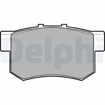 DELPHI LP948 set placute frana,frana disc foto