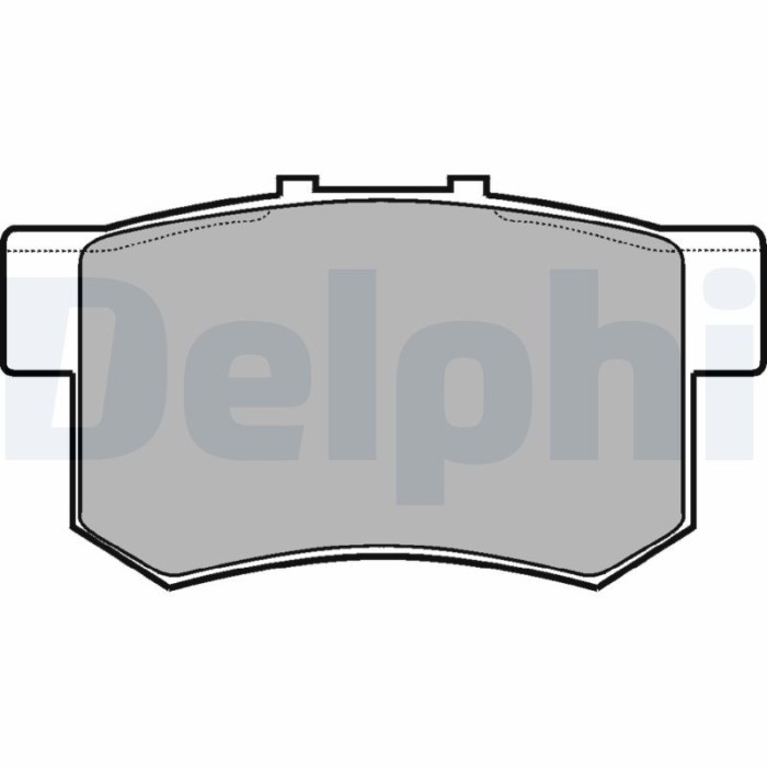 DELPHI LP948 set placute frana,frana disc