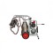 EMT. Aparat de muls bovine Melasty cu cadru galvanizat 2 posturi si 1 bidon inox 20 litri