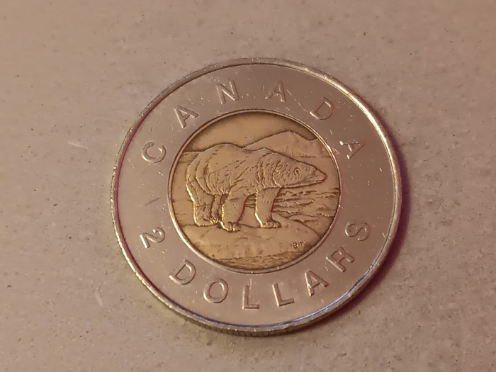 C50 - Moneda foarte veche - Canada - 2 dolari - 1996