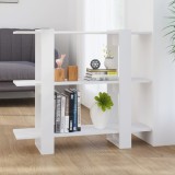 VidaXL Bibliotecă/Separator cameră, alb, 100x30x87 cm