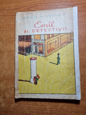 carte pentru copii - emil si detectivii - din anul 1958 foto