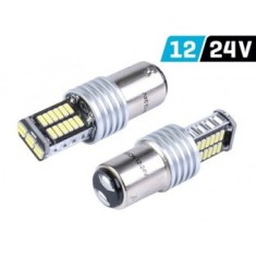 Set 2 bec LED VISION P21W BA15s 12/24V 58937