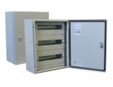 Tablou electric 500x400x200mm 60 module cofret dulap cabinet metalic modular 3 randuri x 15 module IP66 aparent cu plastroane sina DIN pentru montaj c, Omu System