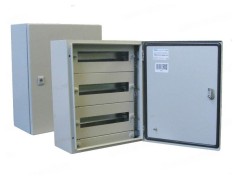Tablou electric 500x400x200mm 60 module cofret dulap cabinet metalic modular 3 randuri x 15 module IP66 aparent cu plastroane sina DIN pentru montaj c