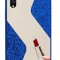 Husa silicon oglinda si sclipici ( glitter) Samsung Galaxy A30S , A50 , Albastru