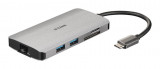 HUB extern D-LINK, porturi Gigabit LAN x 1, SD/microSD Dual Card Reader x 1,