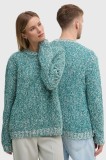 United Colors of Benetton pulover din amestec de lana barbati, culoarea turcoaz, 116NU108M