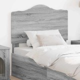 vidaXL Tăblie cap cu headboard Gri Sonoma 100 cm Lemn compozit 888040