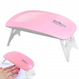 Lampa Unghii, Mini, SUN, UVLED Nail Lamp, Roz