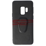 Husa Samsung Galaxy S9, Hoco., TPU Leather, Protectie Premium, Neagra