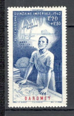 Dahomey.1942 Posta aeriana-Saptamina donarii MD.22 foto