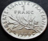 Cumpara ieftin Moneda 1 FRANC - FRANTA, anul 1999 * cod 2433, Europa