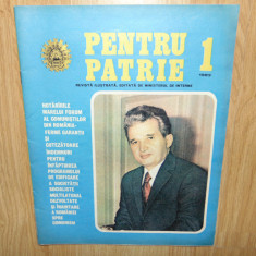 REVISTA PENTRU PATRIE NR:1 ANUL 1983