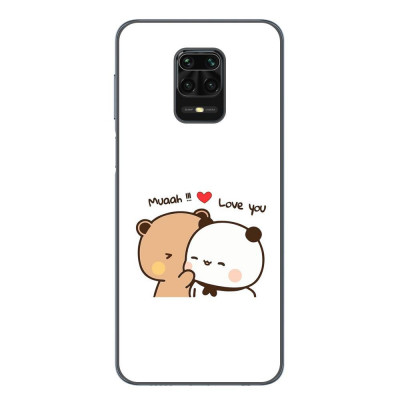 Husa compatibila cu Xiaomi Redmi Note 9 Pro Silicon Gel Tpu Model Bubu Dudu Muaah Love You foto