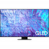 Televizor Smart QLED, Samsung 98Q80C, 249 cm, 4K Ultra HD, HDR, Clasa F, 80 cm