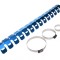 Protectie toba universala motocros/enduro + coliere, culoare albastru Cod Produs: MX_NEW ABAEX008E
