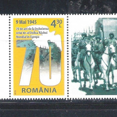 ROMANIA 2015 - ZIUA VICTORIEI, 70 DE ANI - VINIETA 4, MNH - LP 2065a