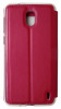 Husa tip carte cu stand cu decupaj frontal rosie pentru Nokia 2