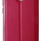 Husa tip carte cu stand cu decupaj frontal rosie pentru Nokia 2