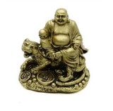 Statueta Feng Shui Tigru cu Buddha vesel - 8cm,FS204