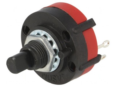 Comutator Rotativ 4 Pozitii 0.3A 125V 1 Sectiune 30&amp;deg; foto
