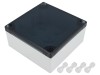 MASZCZYK Carcasă Universală ABS Gri Clasă IP55 Transparentă Capac 104x113x53mm KM-500AGTRSPC